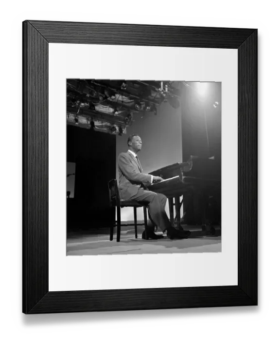 Framed Print : Nat King Cole On The Ed Sullivan Show Framed Print : Nat King Cole On The Ed Sullivan Show