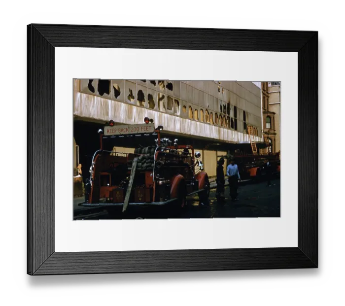 Framed Print : Museum of Modern Art (MOMA) Fire Framed Print : Museum of Modern Art (MOMA) Fire