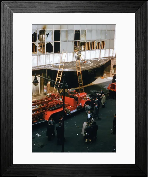 Framed Print : Museum of Modern Art (MOMA) Fire Framed Print : Museum of Modern Art (MOMA) Fire