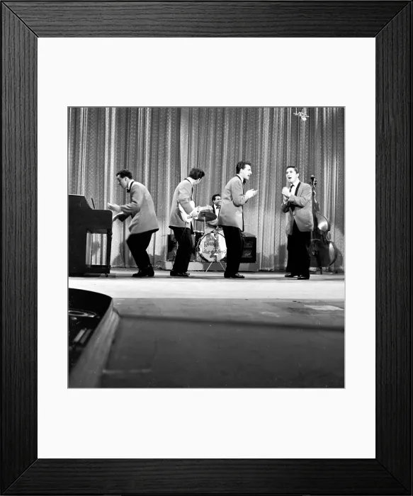 Framed Print : Photo of Freddie Bell and the Bellboys