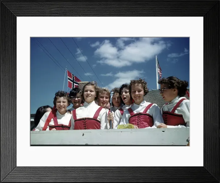 Framed Print : NORWAY DAY Framed Print : NORWAY DAY