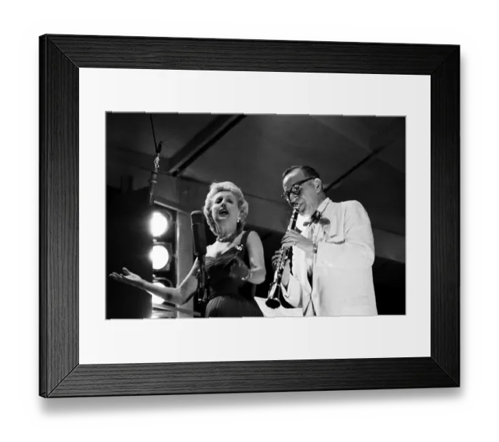 Framed Print : Benny Goodman Performs At The Newport Jazz Festival Framed Print : Benny Goodman Performs At The Newport Jazz Festival