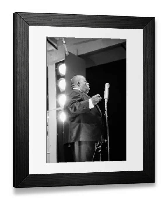 Framed Print : Jimmy Rushing Performs At The Newport Jazz Festival Framed Print : Jimmy Rushing Performs At The Newport Jazz Festival