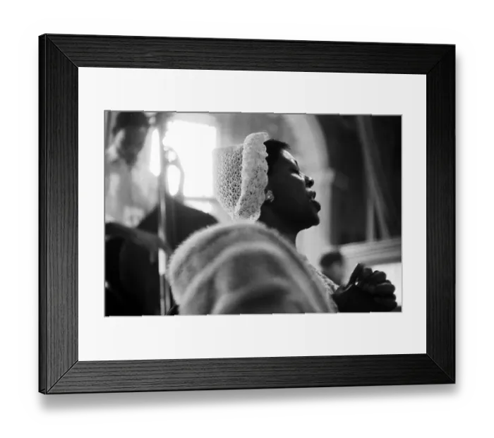 Framed Print : Dinah Washington Sings At A Church Service Framed Print : Dinah Washington Sings At A Church Service