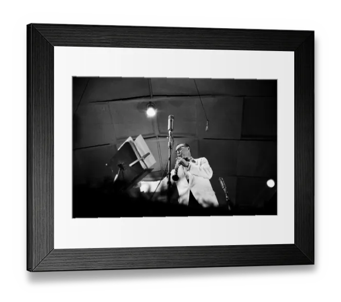 Framed Print : Benny Goodman Performs At The Newport Jazz Festival Framed Print : Benny Goodman Performs At The Newport Jazz Festival