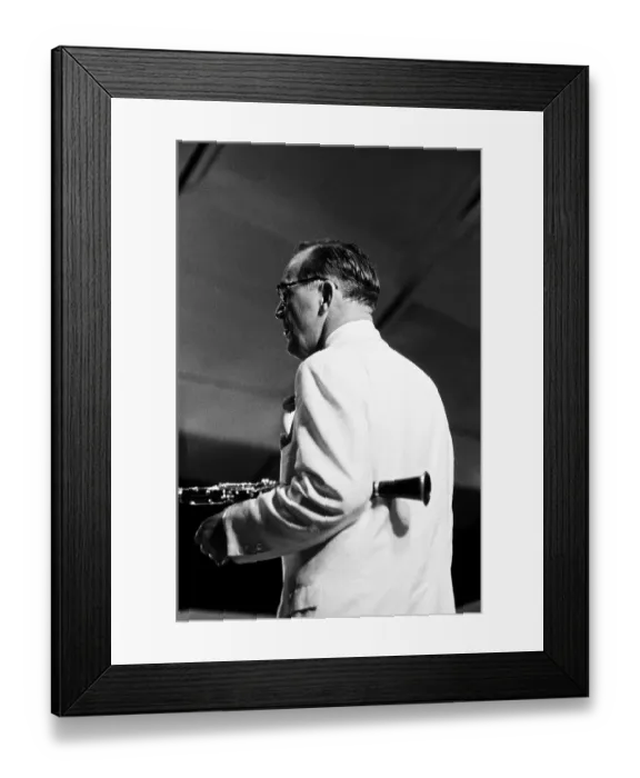 Framed Print : Benny Goodman Performs At The Newport Jazz Festival Framed Print : Benny Goodman Performs At The Newport Jazz Festival