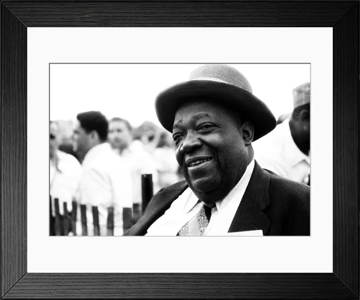 Framed Print : Jimmy Rushing At The Newport Jazz Festival