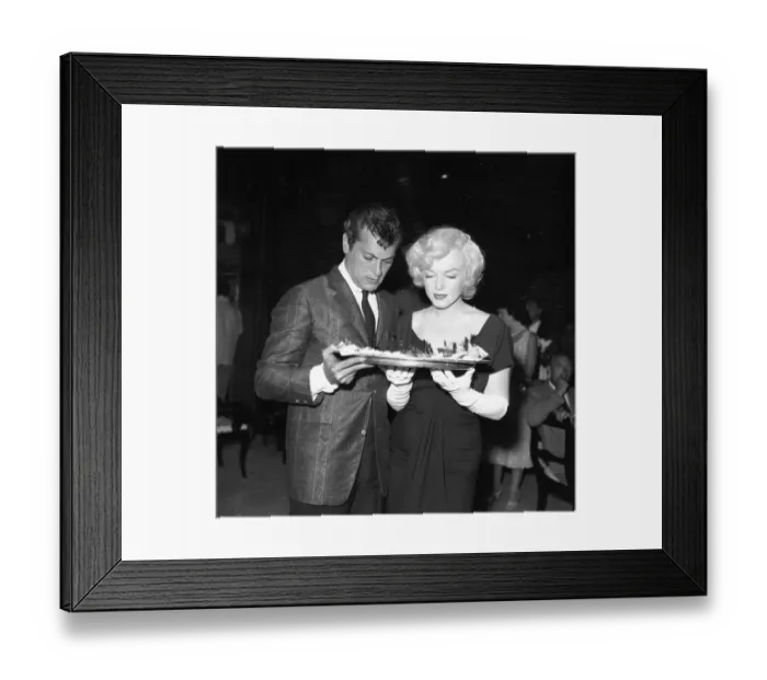Framed Print : Party For Marilyn At Beverly Hills Hotel Framed Print : Party For Marilyn At Beverly Hills Hotel