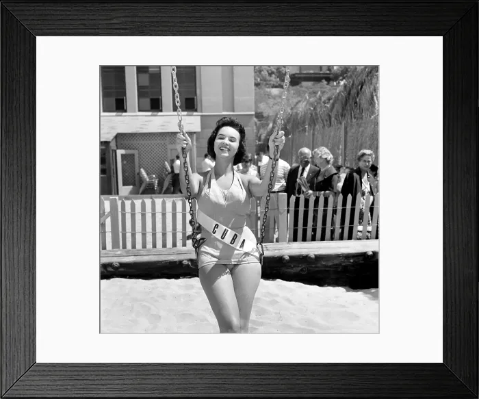Framed Print : 1958 Miss Universe Contestants Framed Print : 1958 Miss Universe Contestants