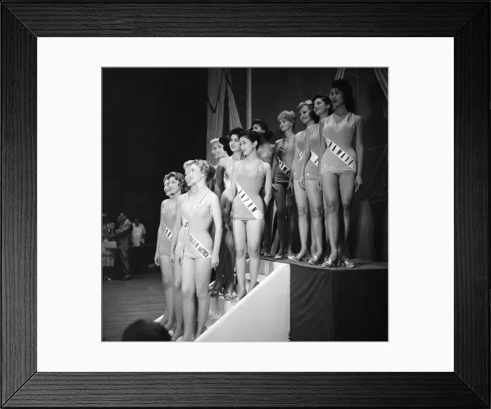Framed Print : 1958 Miss Universe Contestants Framed Print : 1958 Miss Universe Contestants