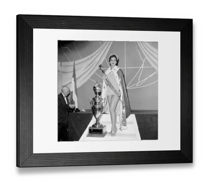 Framed Print : 1958 Miss Universe Contestants