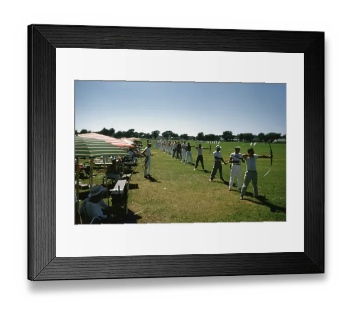 Framed Print : Archery Competition Framed Print : Archery Competition