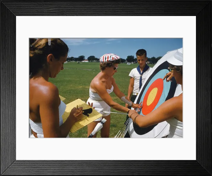 Framed Print : Archery Competition Framed Print : Archery Competition