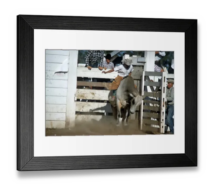 Framed Print : RAPID CITY RODEO