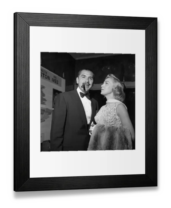 Framed Print : Edie Adams And Ernie Kovacs