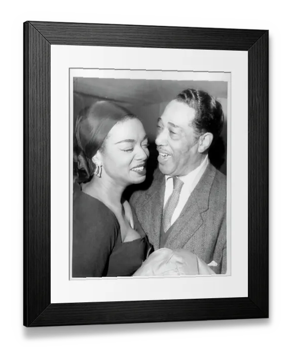 Framed Print : Duke Ellington & Hazel Scott Framed Print : Duke Ellington & Hazel Scott