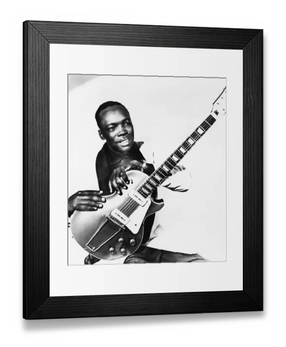 Framed Print : 1959, California, Los Angeles, John Lee Hooker Framed Print : 1959, California, Los Angeles, John Lee Hooker