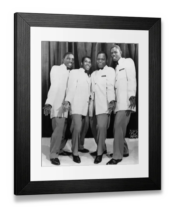 Framed Print : The Drifters With Ben E. King Framed Print : The Drifters With Ben E. King