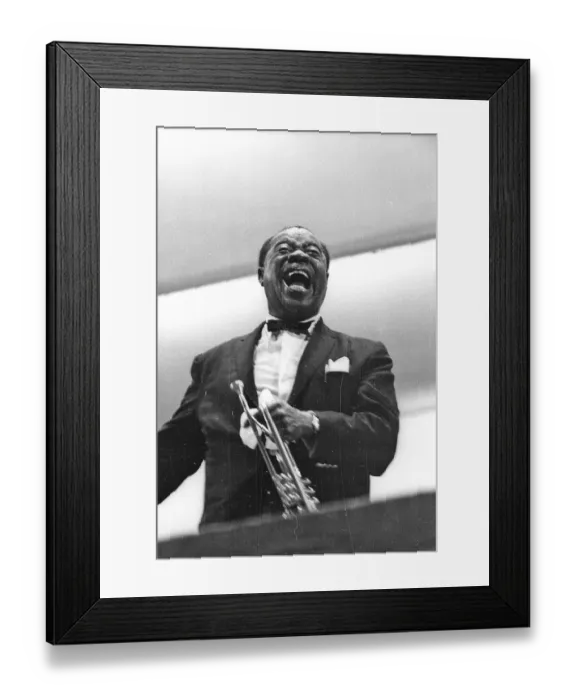 Framed Print : Photo of Louis Armstrong