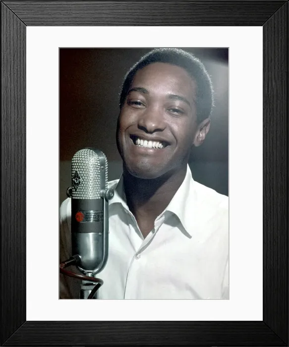 Framed Print : Sam Cooke In The Studio Framed Print : Sam Cooke In The Studio