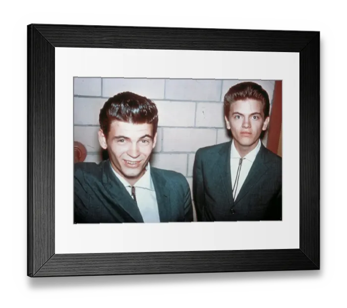 Framed Print : Photo of Everly Brothers Framed Print : Photo of Everly Brothers