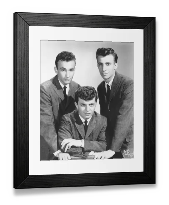 Framed Print : Dion And The Belmonts Portrait Framed Print : Dion And The Belmonts Portrait