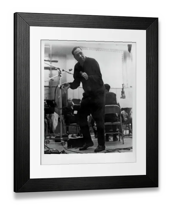Framed Print : Duke Ellington In The Studio Framed Print : Duke Ellington In The Studio