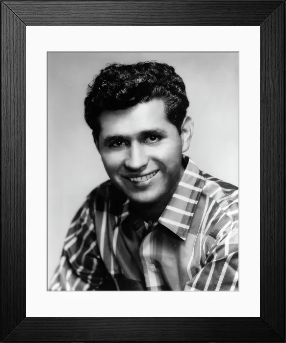 Framed Print : Freddy Fender Portrait