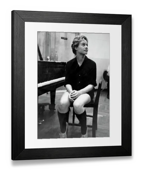 Framed Print : Carole King Recording Session Framed Print : Carole King Recording Session