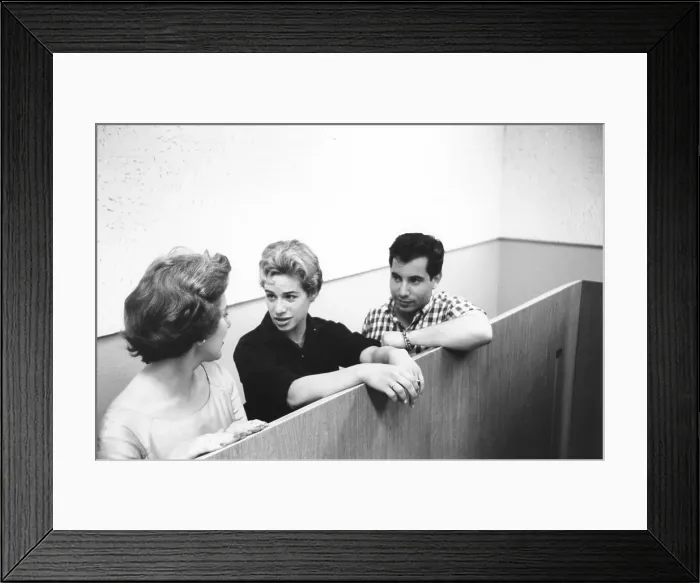 Framed Print : Brill Building Songwriters Kibitzing Framed Print : Brill Building Songwriters Kibitzing