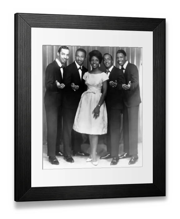 Framed Print : Gladys Knight & The Pips Portrait Framed Print : Gladys Knight & The Pips Portrait
