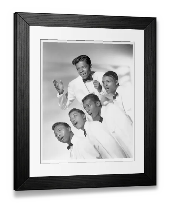 Framed Print : Little Anthony & The Imperials Early Portrait Framed Print : Little Anthony & The Imperials Early Portrait