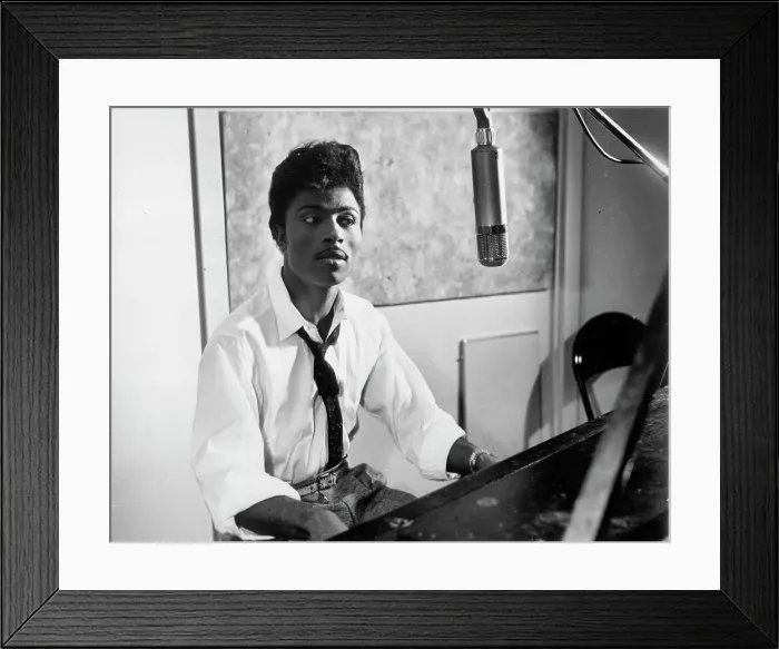 Framed Print : Little Richard Recording Framed Print : Little Richard Recording