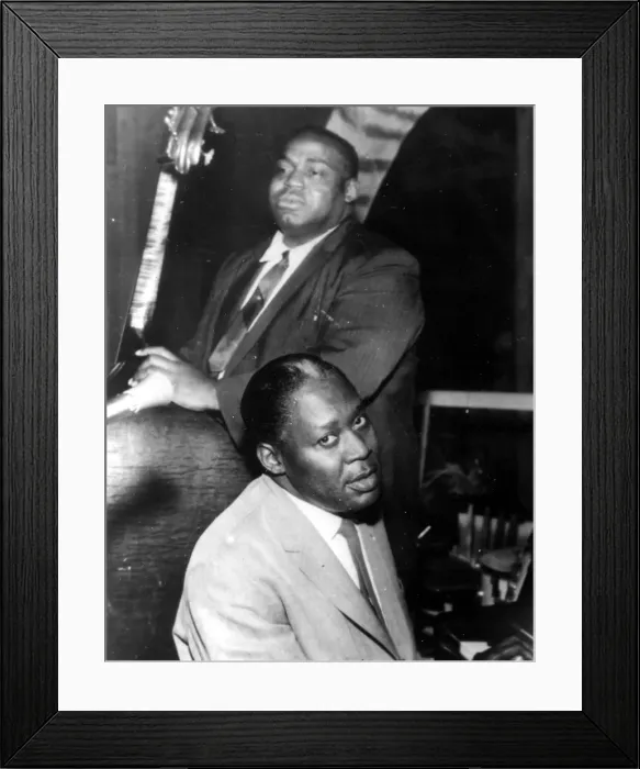 Framed Print : Memphis Slim & Willie Dixon Performing Framed Print : Memphis Slim & Willie Dixon Performing