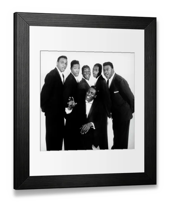 Framed Print : Moonglows With Marvin Gaye Framed Print : Moonglows With Marvin Gaye