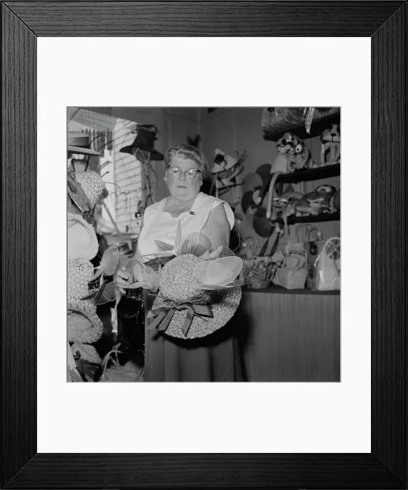 Framed Print : Mr. Kenneth's Mad Hats, Provincetown, Provincetown, 1959 Framed Print : Mr. Kenneth's Mad Hats, Provincetown, Provincetown, 1959