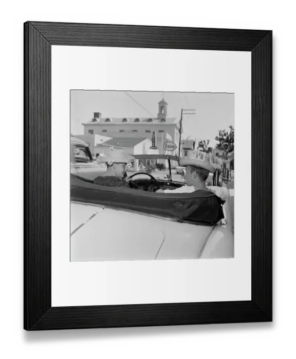 Framed Print : Mr. Kenneth's Mad Hats, Provincetown, Provincetown, 1959 Framed Print : Mr. Kenneth's Mad Hats, Provincetown, Provincetown, 1959