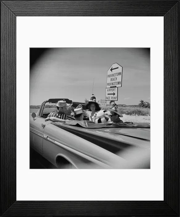 Framed Print : Mr. Kenneth's Mad Hats, Provincetown, Provincetown, 1959 Framed Print : Mr. Kenneth's Mad Hats, Provincetown, Provincetown, 1959