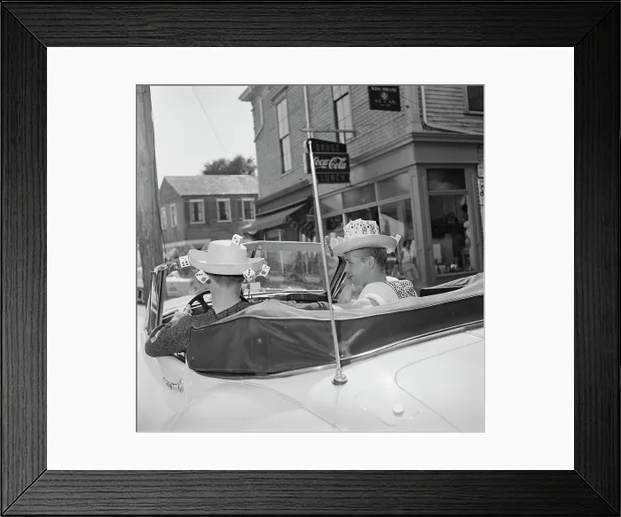 Framed Print : Mr. Kenneth's Mad Hats, Provincetown, Provincetown, 1959 Framed Print : Mr. Kenneth's Mad Hats, Provincetown, Provincetown, 1959