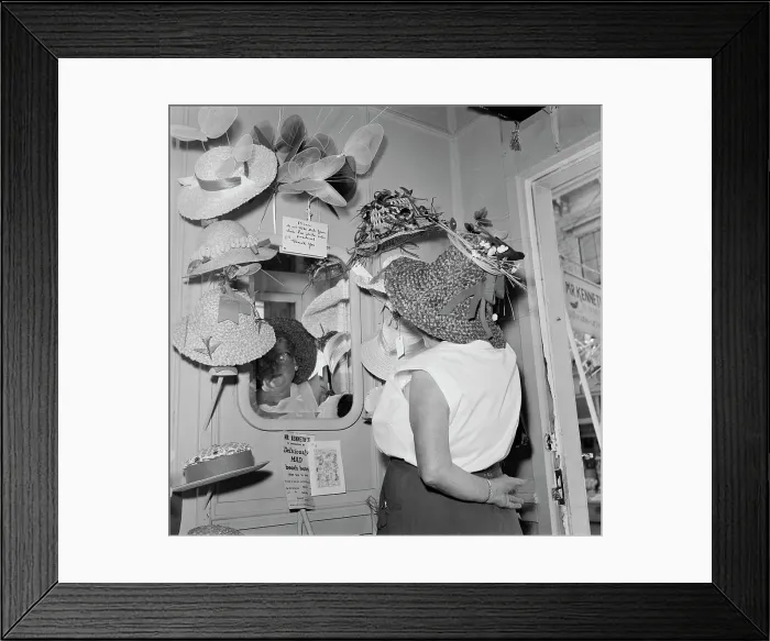 Framed Print : Mr. Kenneth's Mad Hats, Provincetown, Provincetown, 1959 Framed Print : Mr. Kenneth's Mad Hats, Provincetown, Provincetown, 1959