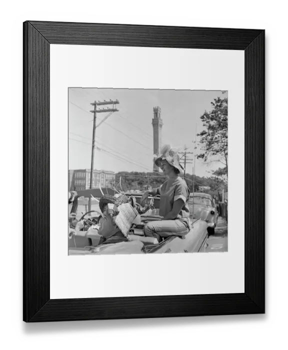 Framed Print : Mr. Kenneth's Mad Hats, Provincetown, Provincetown, 1959 Framed Print : Mr. Kenneth's Mad Hats, Provincetown, Provincetown, 1959