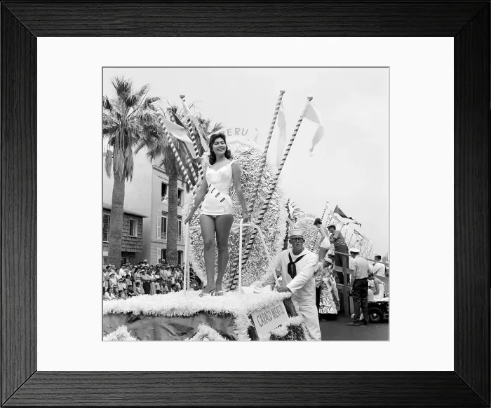Framed Print : 1959 Miss Universe Contestants