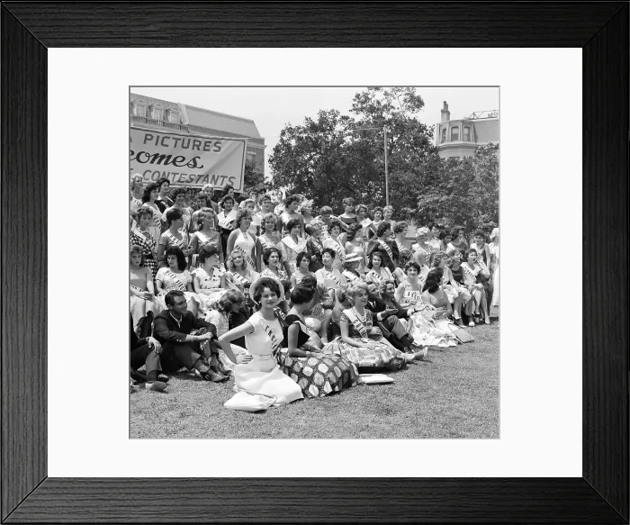 Framed Print : 1959 Miss Universe Contestants