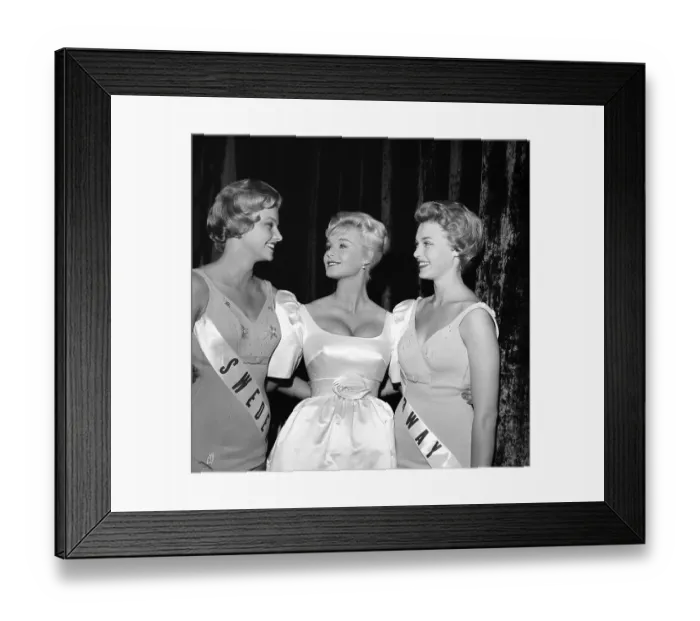 Framed Print : 1959 Miss Universe Contestants Framed Print : 1959 Miss Universe Contestants