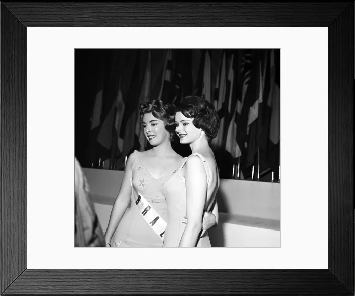 Framed Print : 1959 Miss Universe Contestants Framed Print : 1959 Miss Universe Contestants