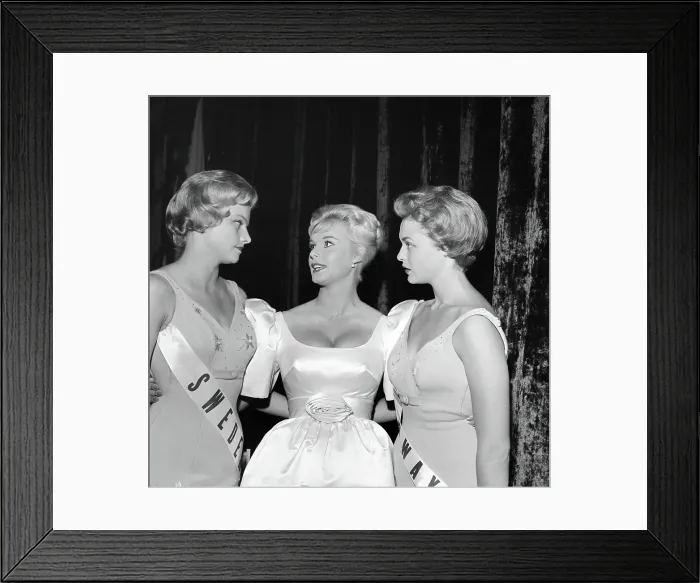 Framed Print : 1959 Miss Universe Contestants Framed Print : 1959 Miss Universe Contestants