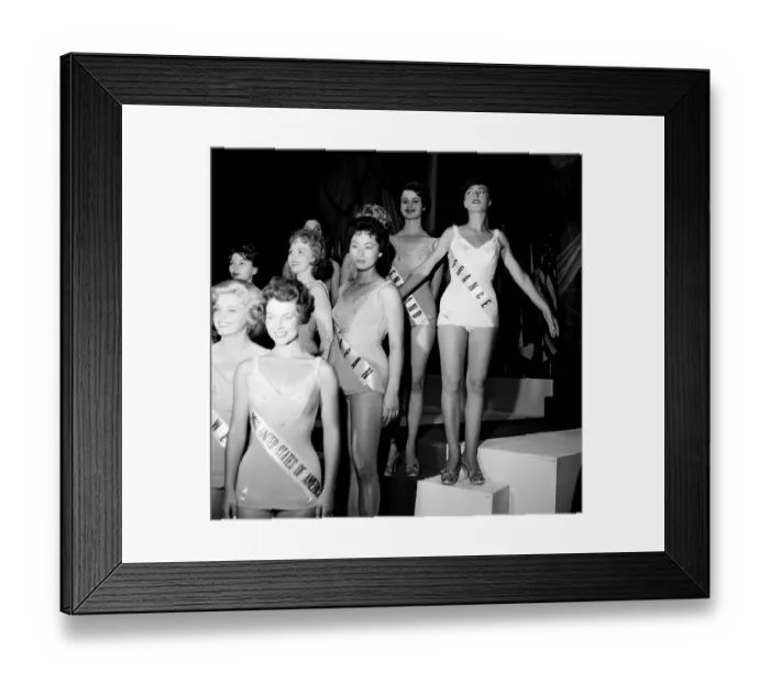 Framed Print : 1959 Miss Universe Contestants Framed Print : 1959 Miss Universe Contestants