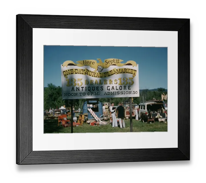 Framed Print : Rural Flea Market In Salisbury, Connecticut Framed Print : Rural Flea Market In Salisbury, Connecticut
