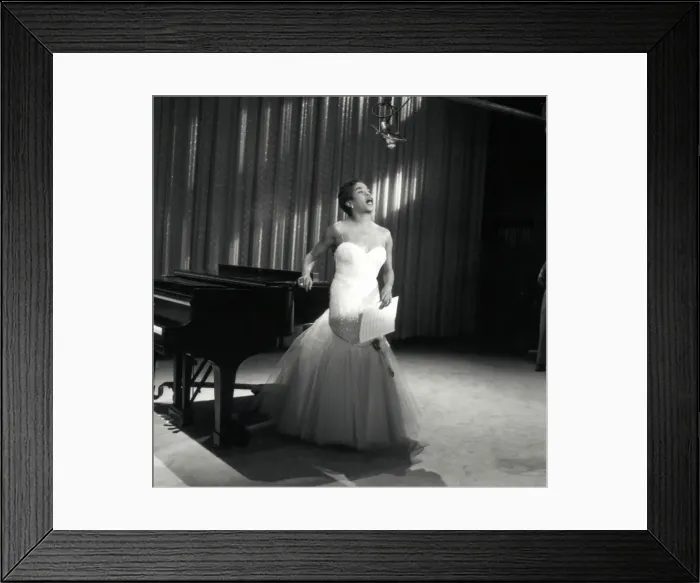 Framed Print : Sarah Vaughan On The Ed Sullivan Show Framed Print : Sarah Vaughan On The Ed Sullivan Show