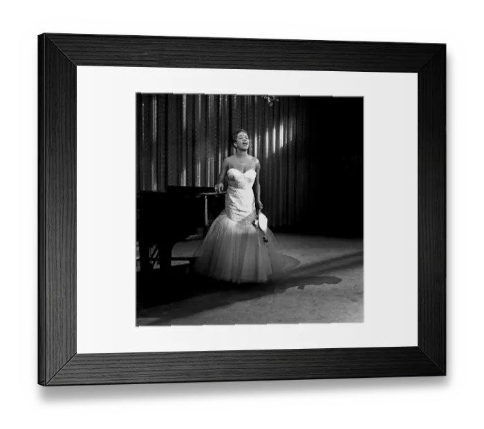 Framed Print : Sarah Vaughan On The Ed Sullivan Show Framed Print : Sarah Vaughan On The Ed Sullivan Show